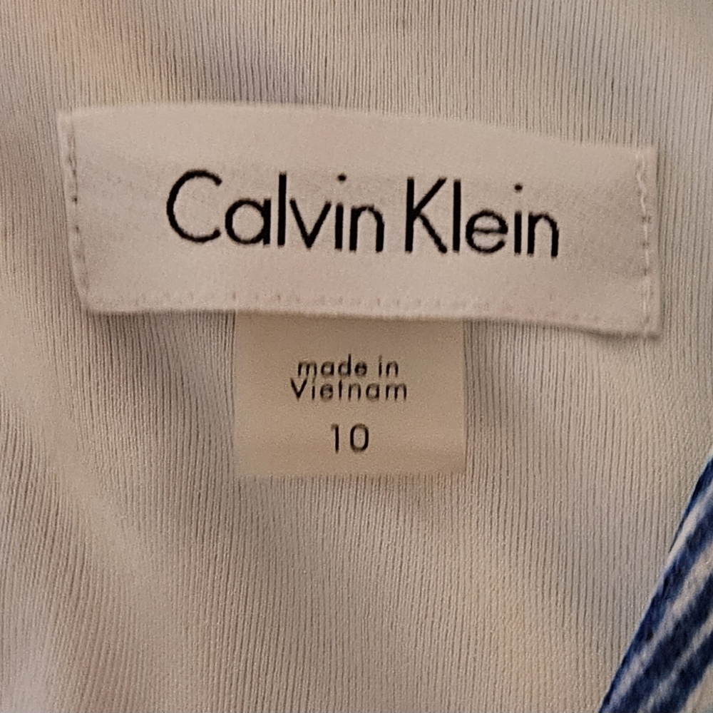 Calvin Klein Tropical Sleeveless Dress size 10 - Picture 4 of 5